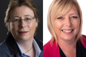 Sue Peacock and Sheila Granger